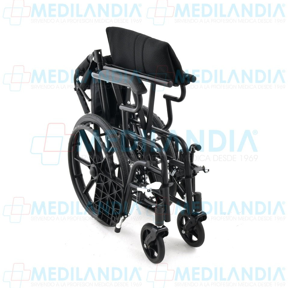 Silla de traslado compacta plegable de 16” - Silla traslado - EM - MEDILANDIA | Tienda de productos y equipos médicos de calidad en México | Soluciones profesionales para clínicas, hospitales y consultorios.