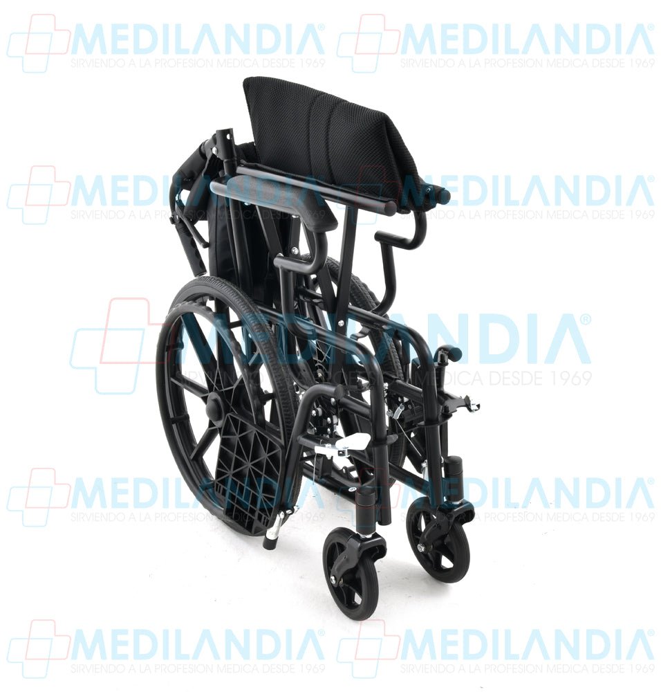 Silla de traslado compacta plegable de 16” - Silla traslado - EM - MEDILANDIA | Tienda de productos y equipos médicos de calidad en México | Soluciones profesionales para clínicas, hospitales y consultorios.