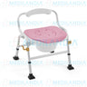 Silla ducha de aluminio con cómodo plegable - Silla para ducha con comodo - EM- MEDILANDIA | Tienda de productos y equipos médicos de calidad en México | Soluciones profesionales para clínicas, hospitales y consultorios.