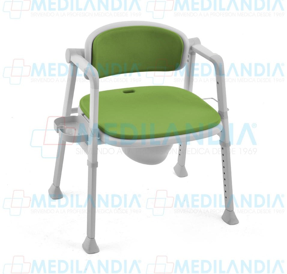 Silla ducha luxury con cómodo y brazos abatibles - Silla para ducha con comodo - EM- MEDILANDIA | Tienda de productos y equipos médicos de calidad en México | Soluciones profesionales para clínicas, hospitales y consultorios.