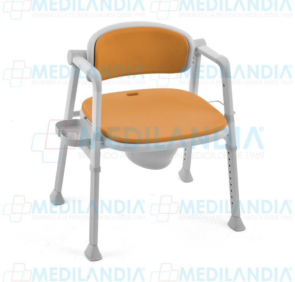 Silla ducha luxury con cómodo y brazos abatibles - Silla para ducha con comodo - EM- MEDILANDIA | Tienda de productos y equipos médicos de calidad en México | Soluciones profesionales para clínicas, hospitales y consultorios.