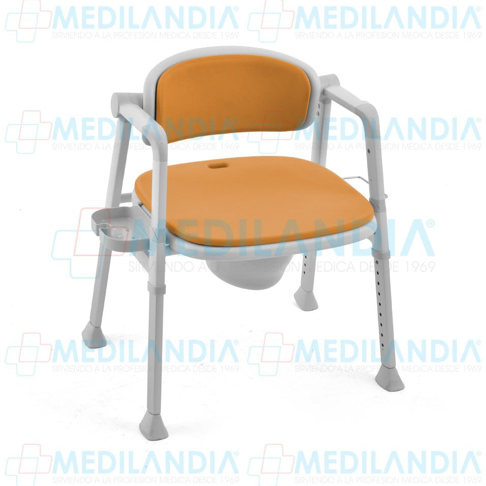 Silla ducha luxury con cómodo y brazos abatibles - Silla para ducha con comodo - EM- MEDILANDIA | Tienda de productos y equipos médicos de calidad en México | Soluciones profesionales para clínicas, hospitales y consultorios.