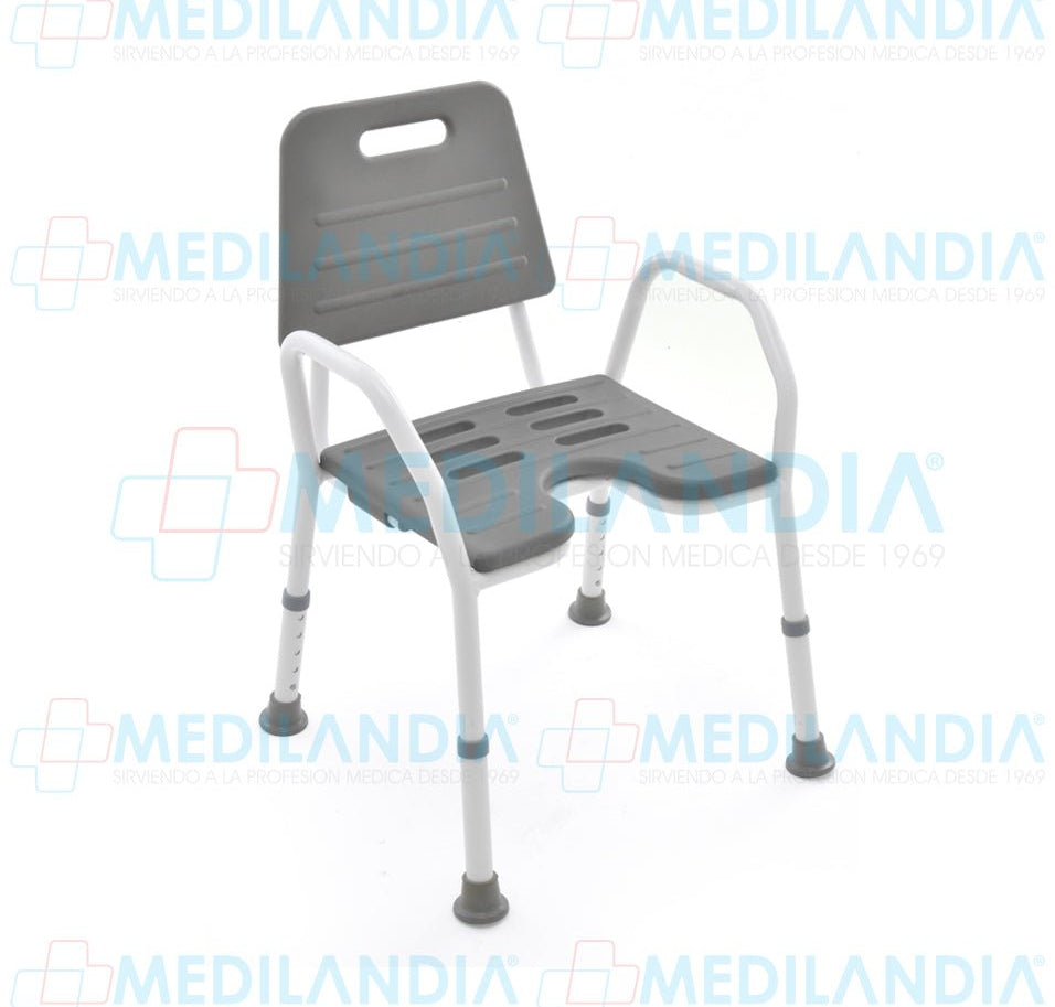 Silla ducha perineal anti derapante con PU - Silla para ducha - EM - MEDILANDIA | Tienda de productos y equipos médicos de calidad en México | Soluciones profesionales para clínicas, hospitales y consultorios.