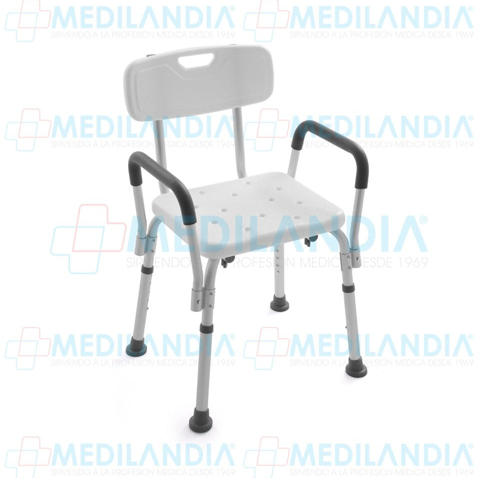 Silla para ducha con descansa brazos desmontables - Silla para ducha - SUPER CONFORT - MEDILANDIA | Tienda de productos médicos