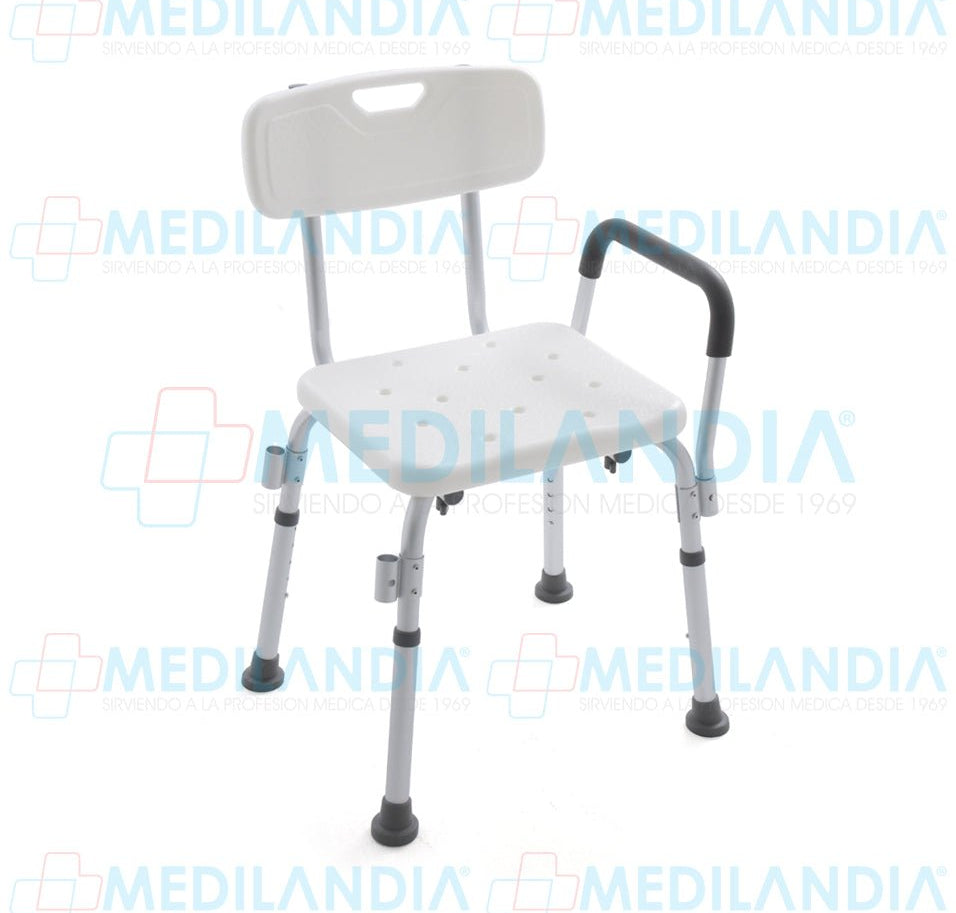 Silla para ducha con descansa brazos desmontables - Silla para ducha - SUPER CONFORT - MEDILANDIA | Tienda de productos médicos