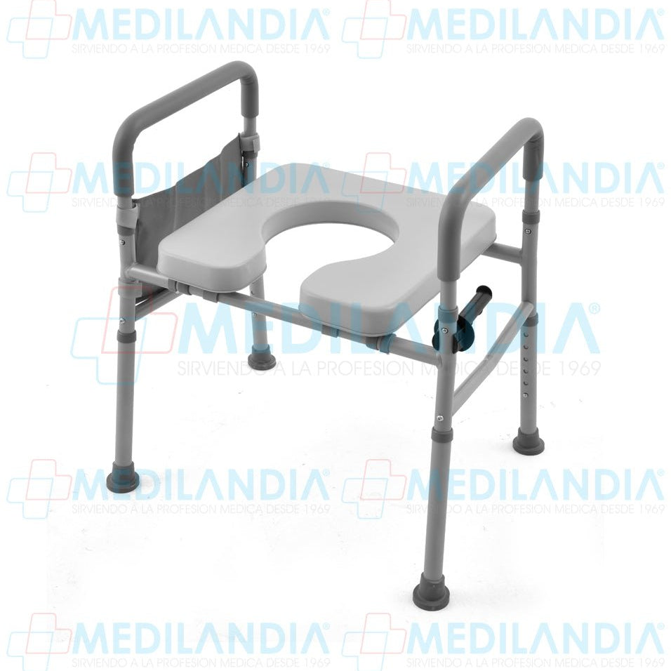 Soporte (chasis) para WC con cómodo acojinado - Chasis WC - EM - MEDILANDIA | Tienda de productos y equipos médicos de calidad en México | Soluciones profesionales para clínicas, hospitales y consultorios.