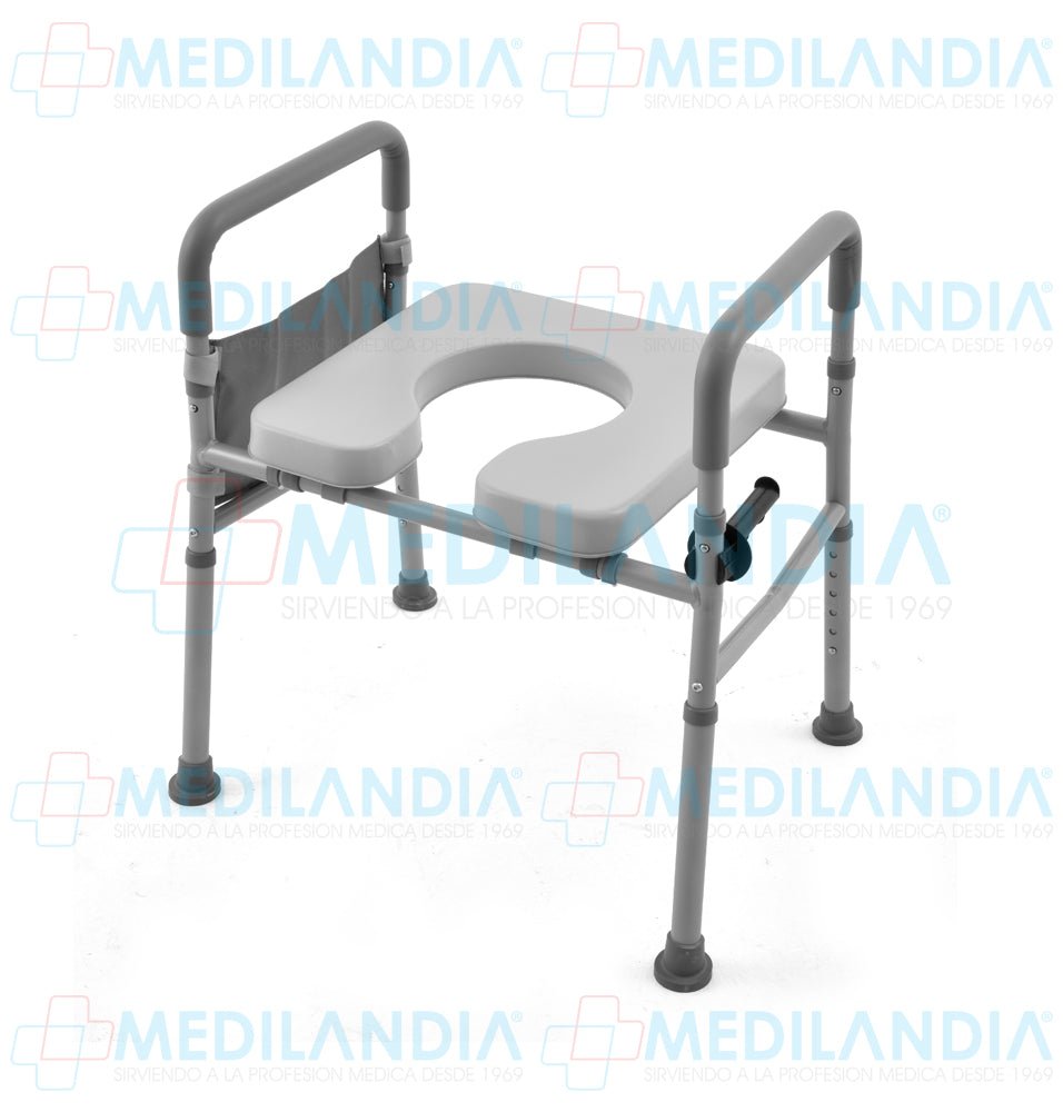 Soporte (chasis) para WC con cómodo acojinado - Chasis WC - EM - MEDILANDIA | Tienda de productos y equipos médicos de calidad en México | Soluciones profesionales para clínicas, hospitales y consultorios.
