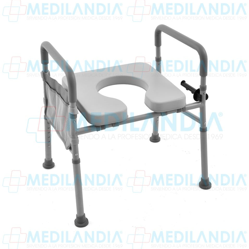 Soporte (chasis) para WC con cómodo acojinado - Chasis WC - EM - MEDILANDIA | Tienda de productos y equipos médicos de calidad en México | Soluciones profesionales para clínicas, hospitales y consultorios.