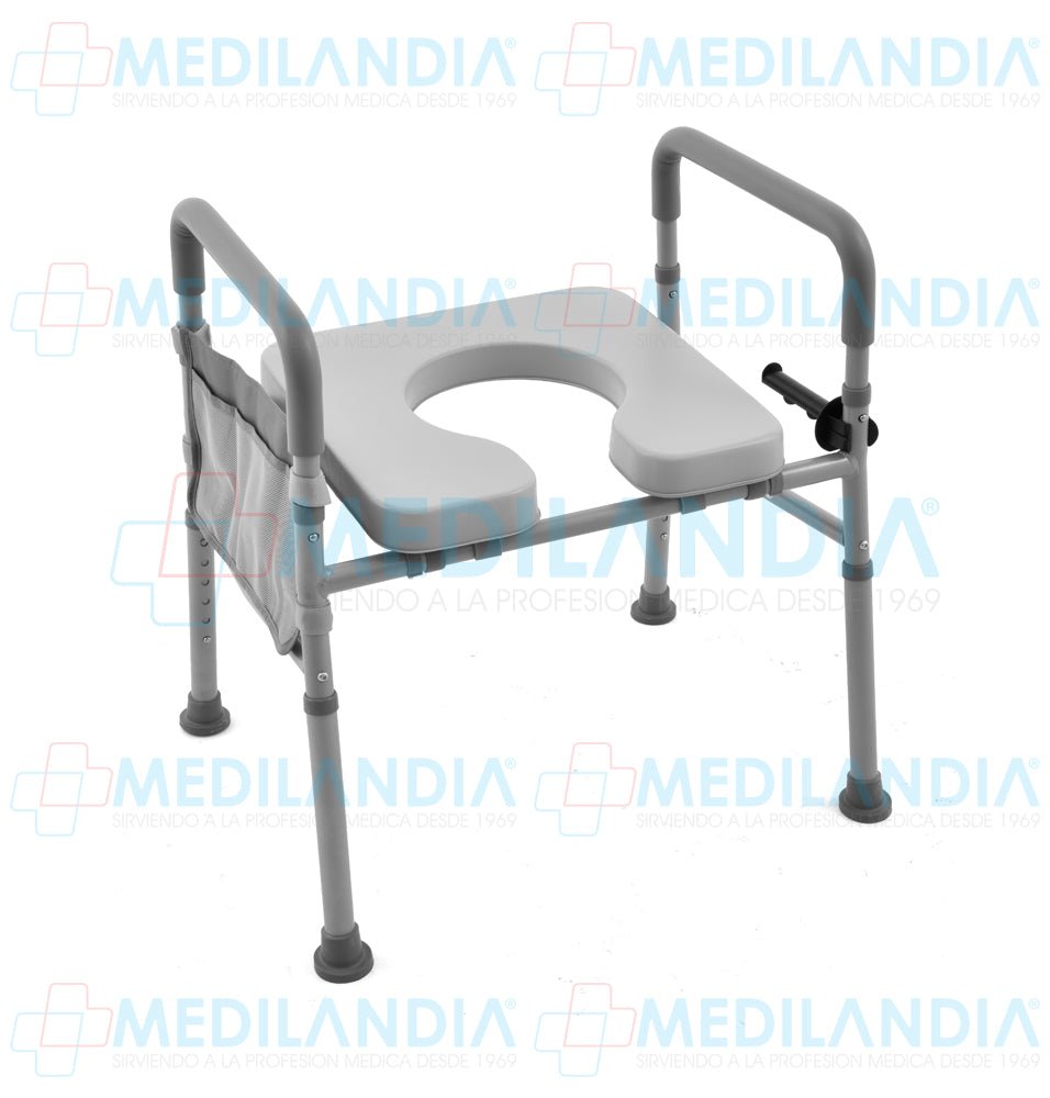 Soporte (chasis) para WC con cómodo acojinado - Chasis WC - EM - MEDILANDIA | Tienda de productos y equipos médicos de calidad en México | Soluciones profesionales para clínicas, hospitales y consultorios.