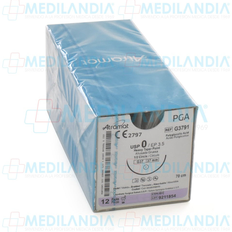 Sutura Vicryl violeta monofilamento 0 - Sutura - ATRAMAT - MEDILANDIA | Tienda de productos médicos