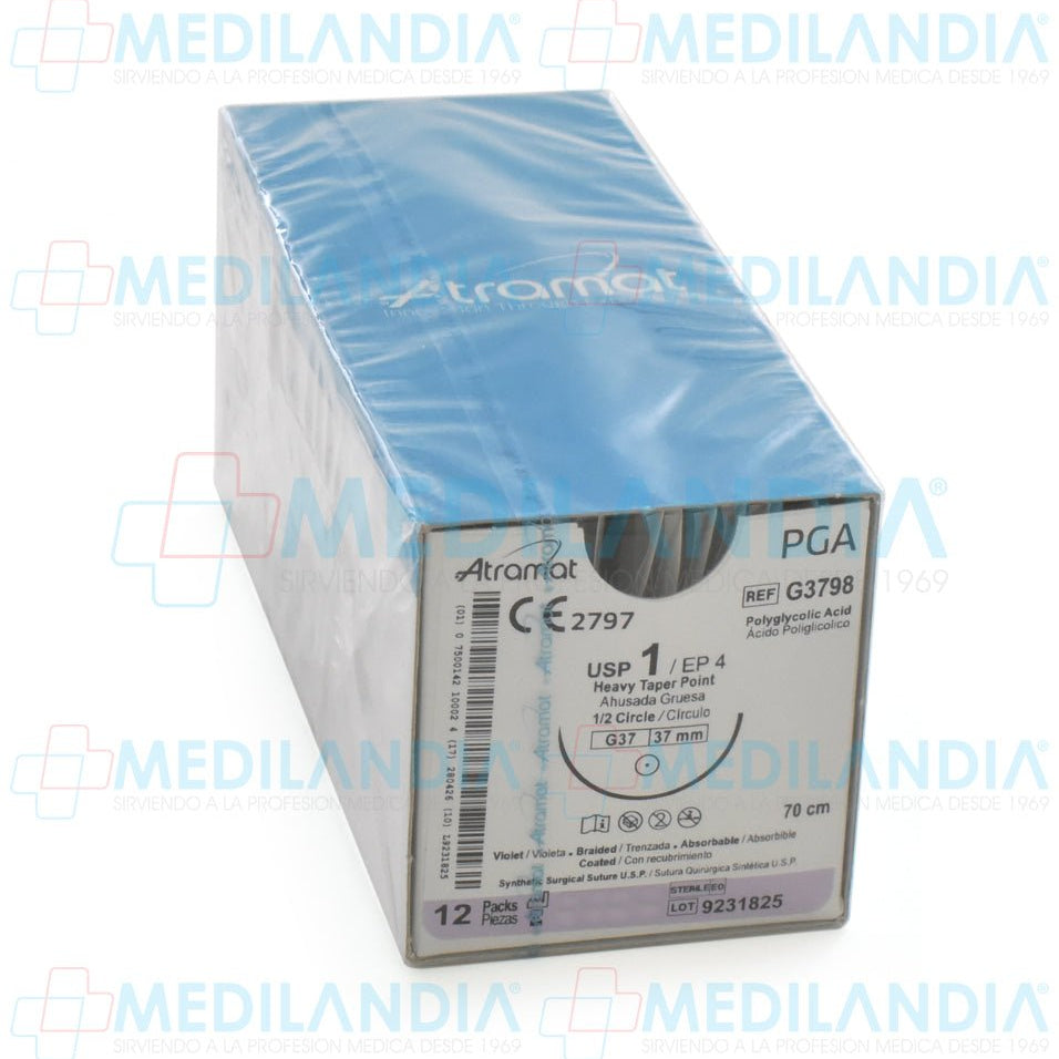 Sutura Vicryl violeta monofilamento 1 - Sutura - ATRAMAT - MEDILANDIA | Tienda de productos médicos