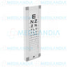 Tabla optometrica con iluminación para examen de la vista - Tabla optometrica - GREEN LED - MEDILANDIA | Tienda de productos médicos