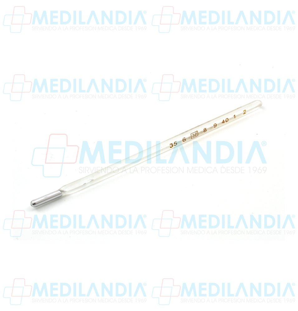 Termómetro mercurial oral - Termometro mercurial - MEDILANDIA - MEDILANDIA | Tienda de productos y equipos médicos de calidad en México | Soluciones profesionales para clínicas, hospitales y consultorios.