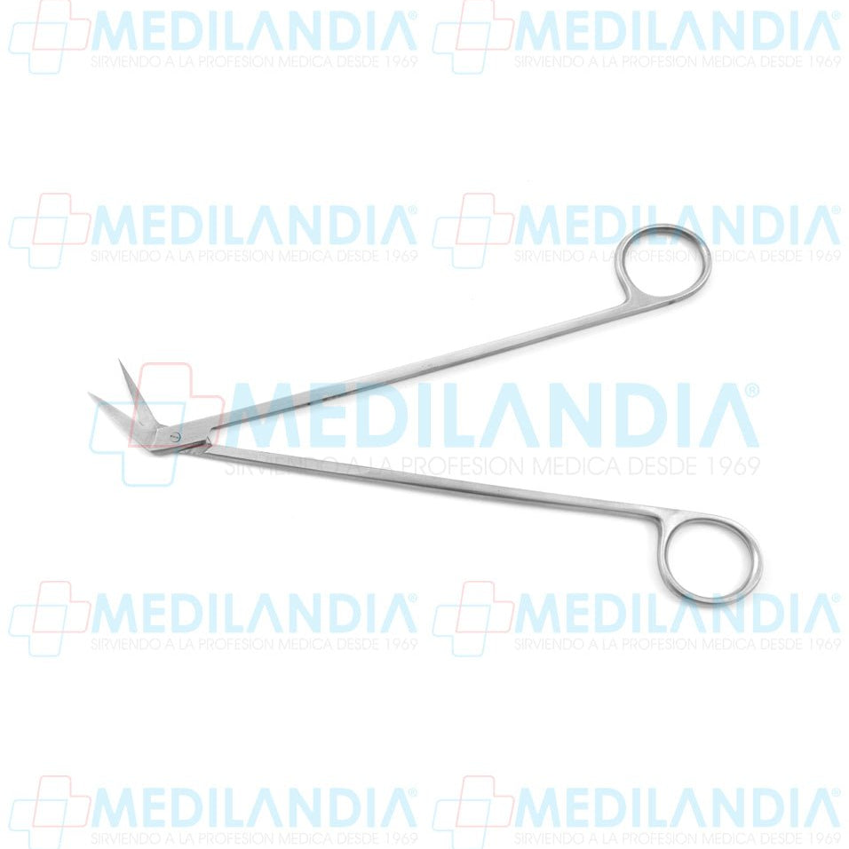 Tijera DeBakey angulada puntas agudas 22 cm - Tijeras - HP- MEDILANDIA | Tienda de productos y equipos médicos de calidad en México | Soluciones profesionales para clínicas, hospitales y consultorios.