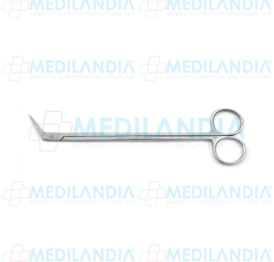 Tijera DeBakey angulada puntas agudas 22 cm - Tijeras - HP- MEDILANDIA | Tienda de productos y equipos médicos de calidad en México | Soluciones profesionales para clínicas, hospitales y consultorios.