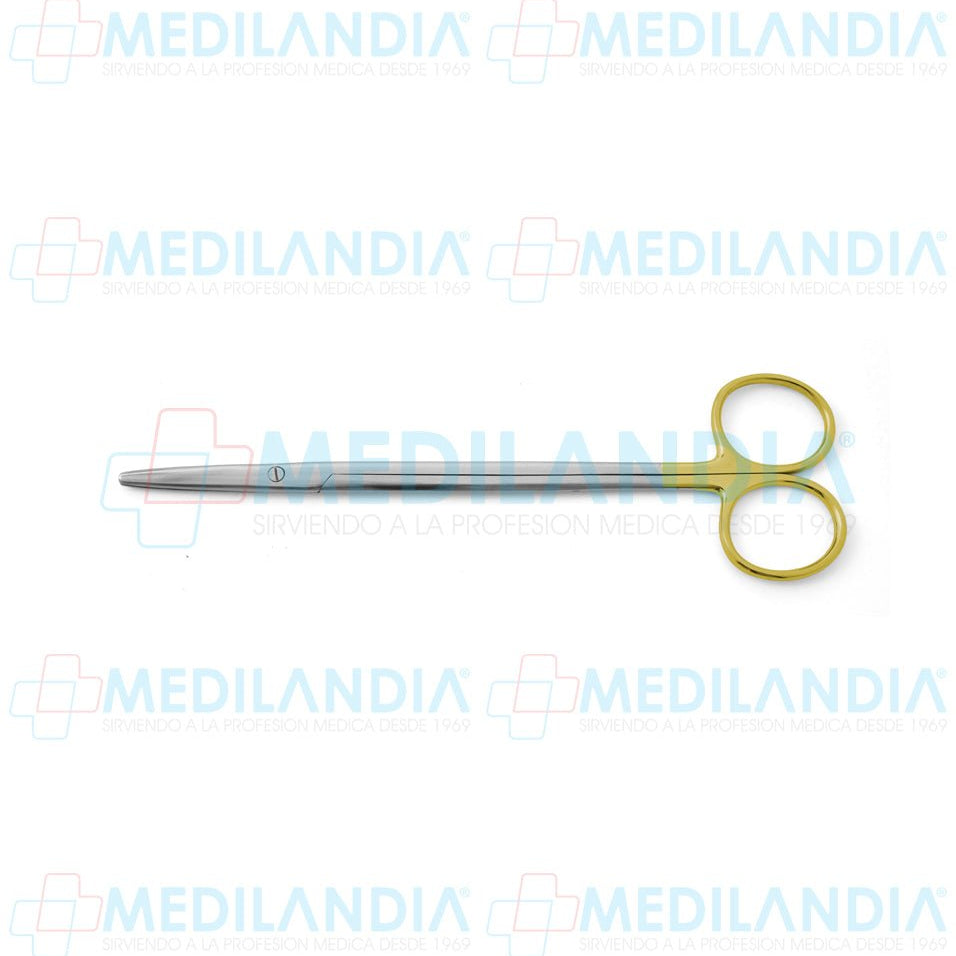 Tijera Metzenbaum recta con insertos de carburo de tungsteno puntas romas 18 cm - Tijeras - HP- MEDILANDIA | Tienda de productos y equipos médicos de calidad en México | Soluciones profesionales para clínicas, hospitales y consultorios.