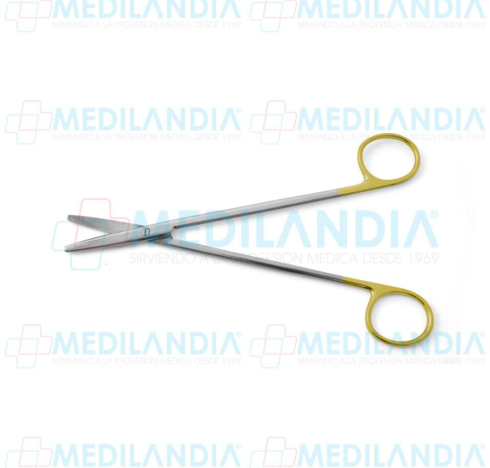 Tijera Metzenbaum recta con insertos de carburo de tungsteno puntas romas 18 cm - Tijeras - HP- MEDILANDIA | Tienda de productos y equipos médicos de calidad en México | Soluciones profesionales para clínicas, hospitales y consultorios.