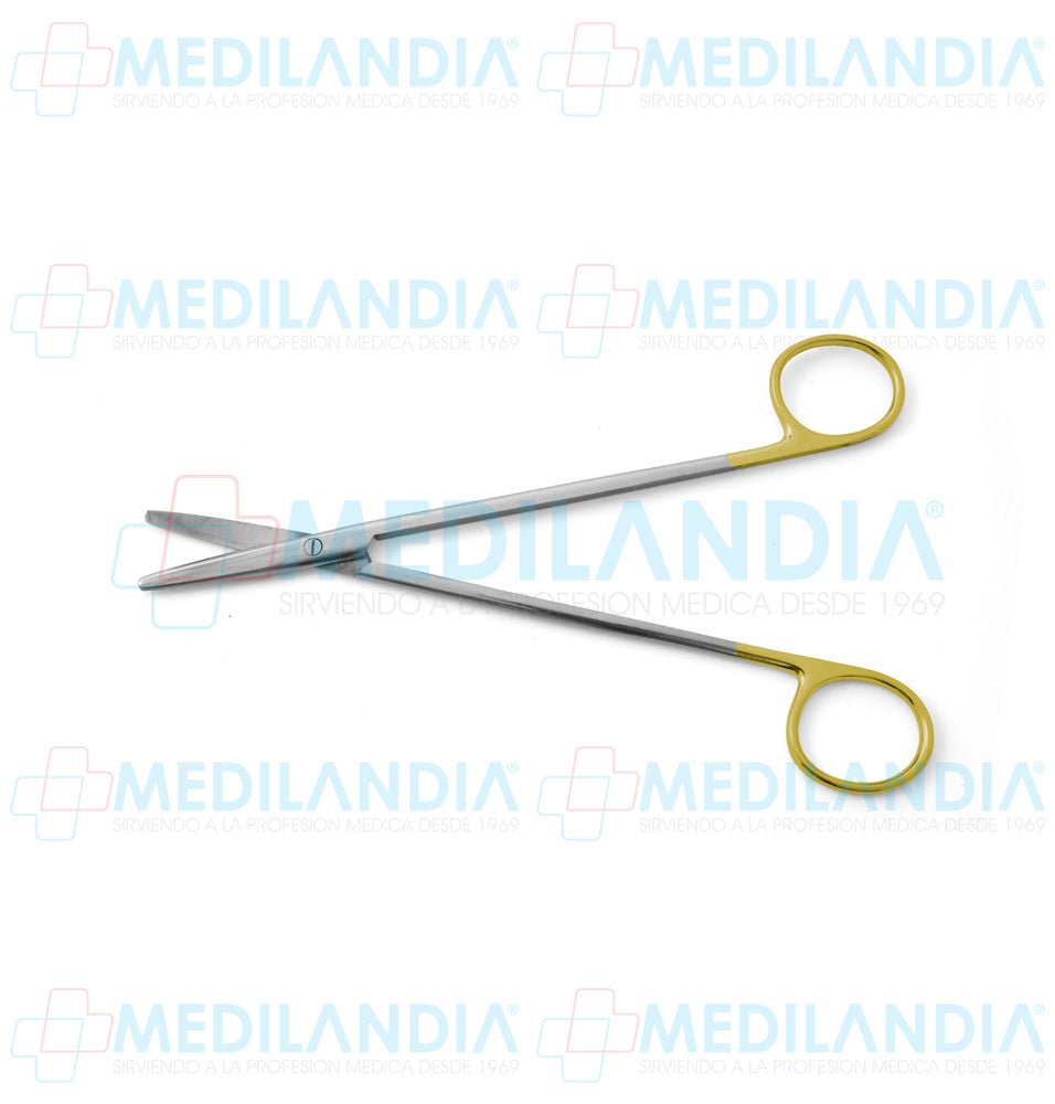 Tijera Metzenbaum recta con insertos de carburo de tungsteno puntas romas 18 cm - Tijeras - HP- MEDILANDIA | Tienda de productos y equipos médicos de calidad en México | Soluciones profesionales para clínicas, hospitales y consultorios.