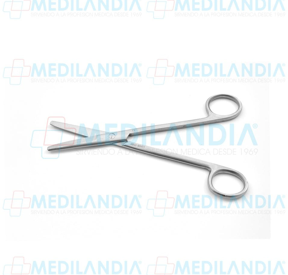 Tijeras de disección Mayo recta 17 cm - Tijeras - HP - MEDILANDIA | Tienda de productos y equipos médicos de calidad en México | Soluciones profesionales para clínicas, hospitales y consultorios.