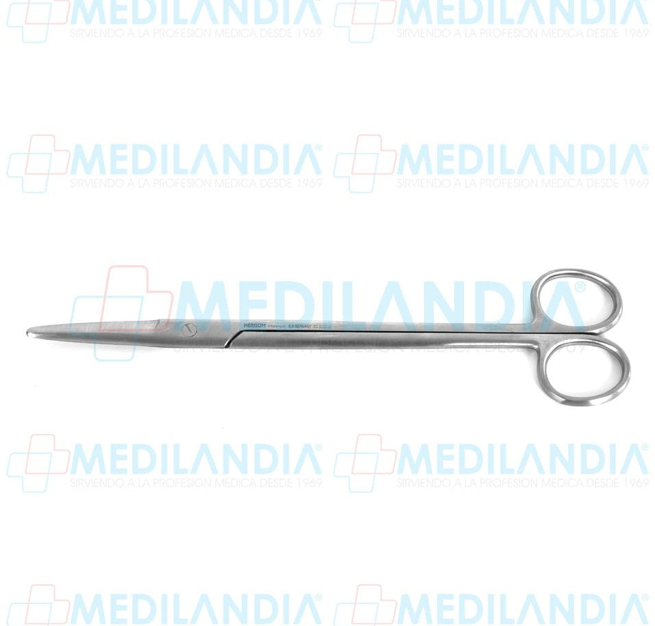 Tijeras de disección Mayo recta 23 cm - Tijeras - HP - MEDILANDIA | Tienda de productos y equipos médicos de calidad en México | Soluciones profesionales para clínicas, hospitales y consultorios.