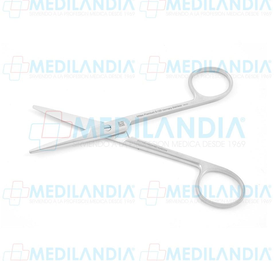 Tijeras de disección Mayo rectas hojas de bisel estándar 14 cm Miltex - Tijera - MILTEX- MEDILANDIA | Tienda de productos y equipos médicos de calidad en México | Soluciones profesionales para clínicas, hospitales y consultorios.