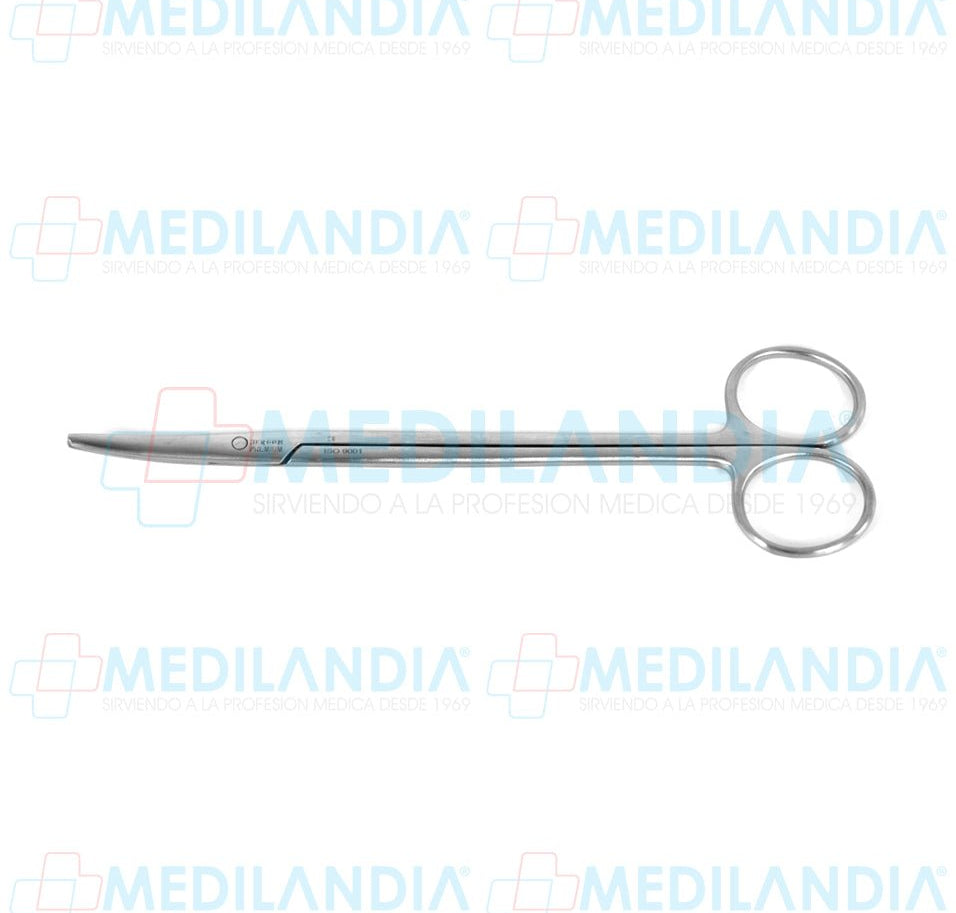 Tijeras Metzenbaum curva 18 cm - Tijera - HP - MEDILANDIA | Tienda de productos y equipos médicos de calidad en México | Soluciones profesionales para clínicas, hospitales y consultorios.