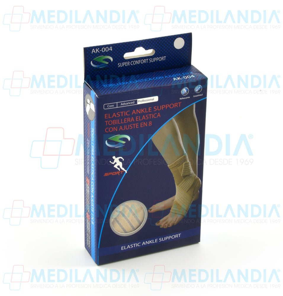 Tobillera elástica con ajuste en 8 - Talonera - SUPER CONFORT- MEDILANDIA | Tienda de productos y equipos médicos de calidad en México | Soluciones profesionales para clínicas, hospitales y consultorios.