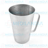 Vaso con graduación de acero inoxidable con asa 2,000 ml / 65 oz - Vaso - MEDILANDIA - MEDILANDIA | Tienda de productos y equipos médicos de calidad en México | Soluciones profesionales para clínicas, hospitales y consultorios.