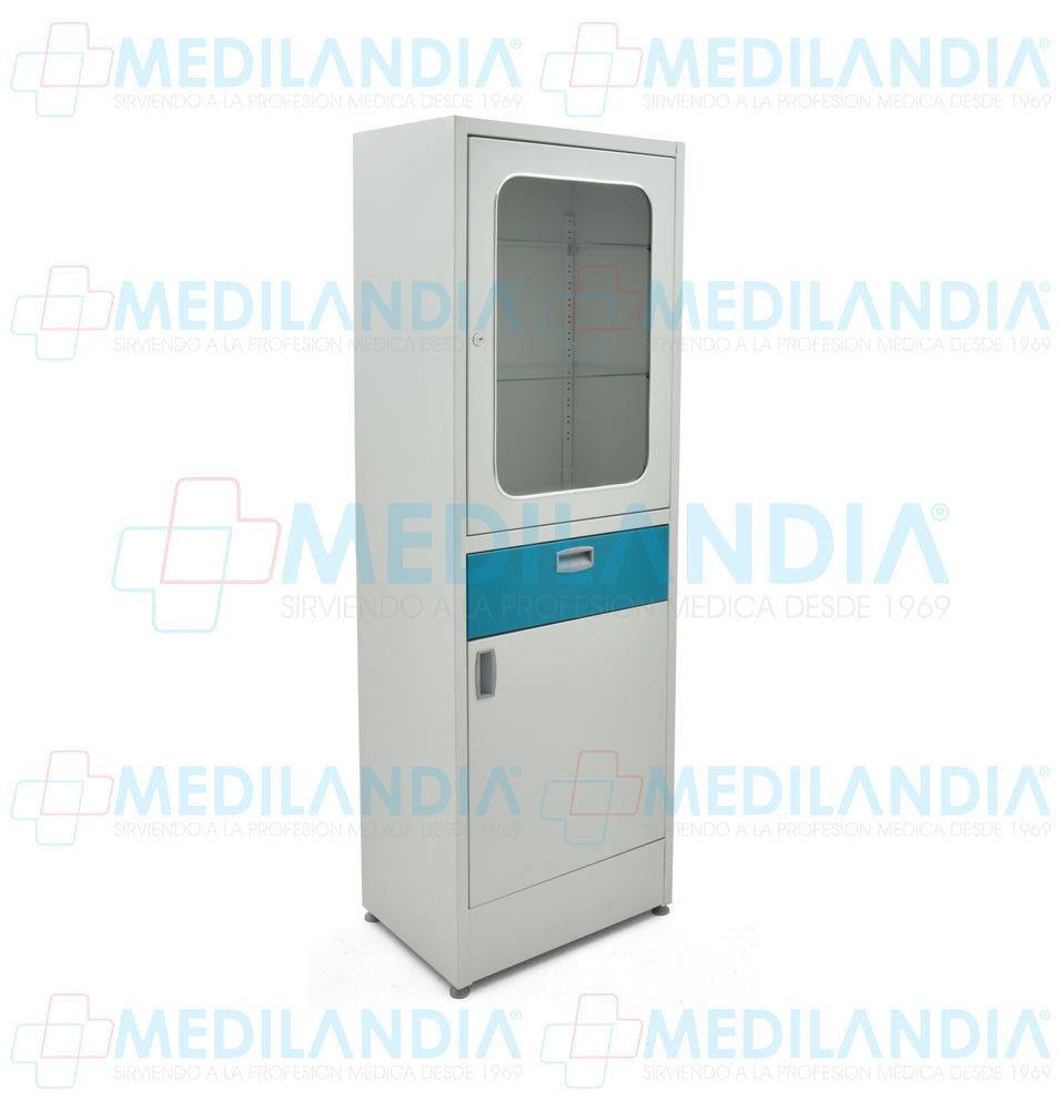 Vitrina sencilla esmaltada con pintura termo endurecible - Vitrina - MEDILANDIA - MEDILANDIA | Tienda de productos y equipos médicos de calidad en México | Soluciones profesionales para clínicas, hospitales y consultorios.